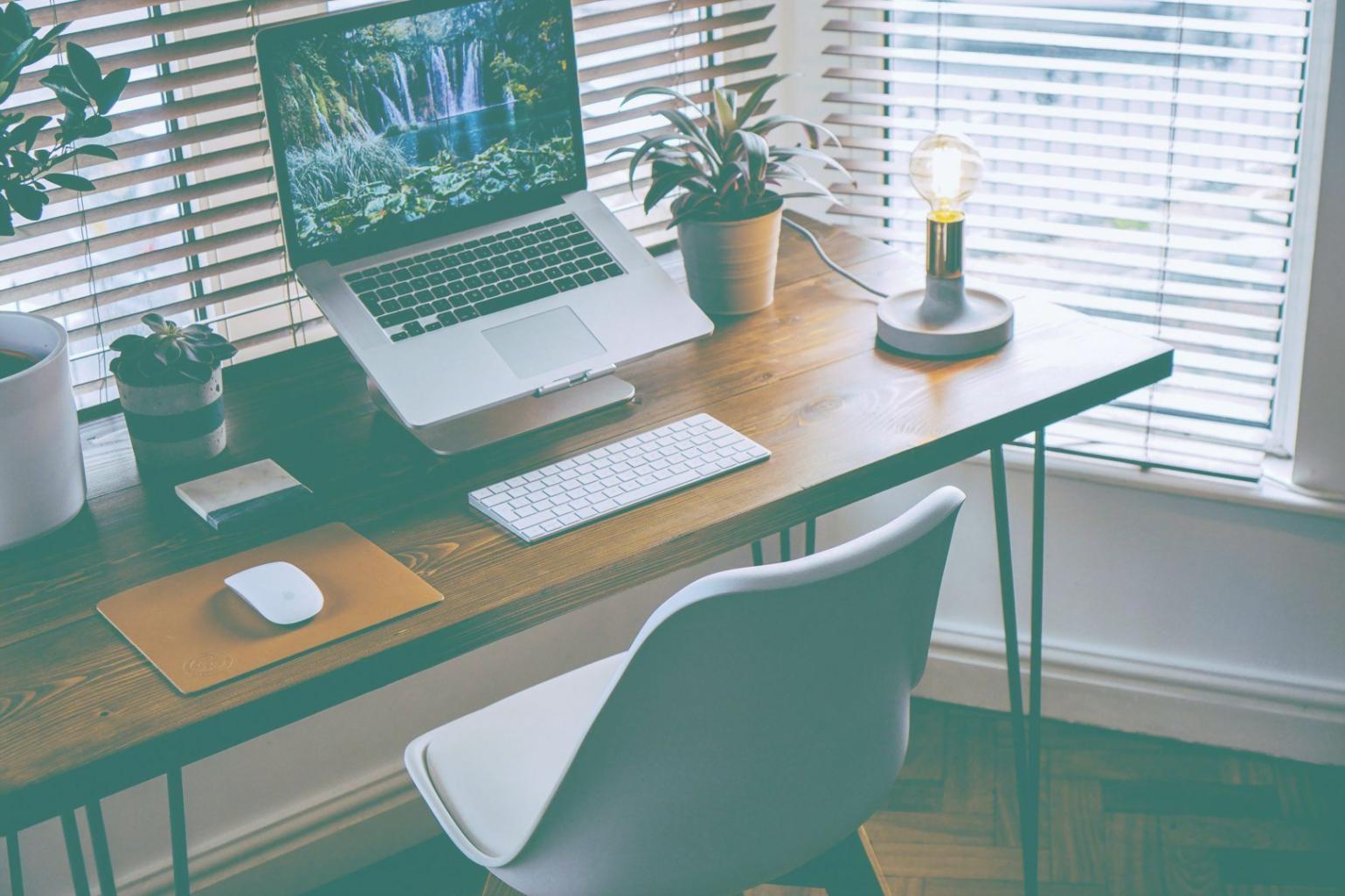 Professional financial consultation workspace